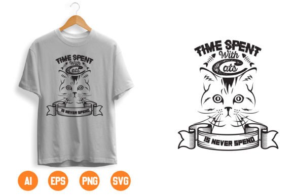 Cat T-shirt Design 244 Review