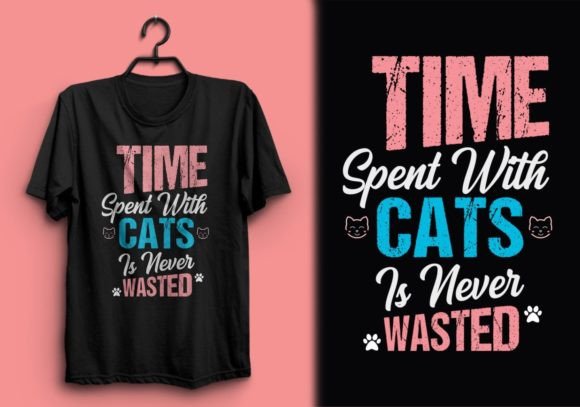 Cat Typography T-shirt Design Review
