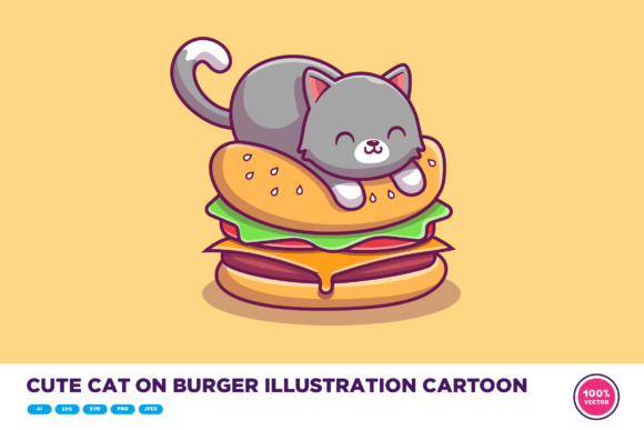 Cute Cat on Burger Embroidery Design Review