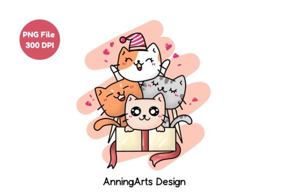 Cute Cats Valentine Clipart Sublimation Review