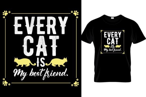 Every Cat is My Best Friends T-Shirt Design Review