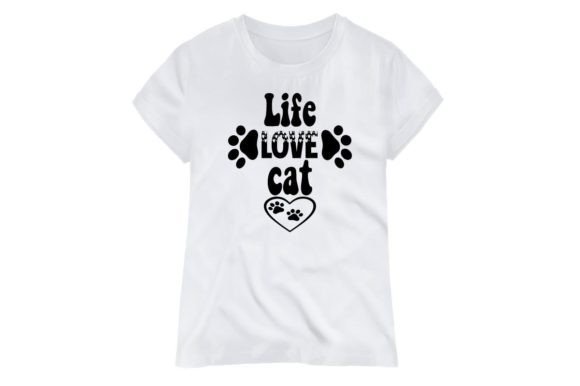 Life Love Cat T-Shirt Design Review