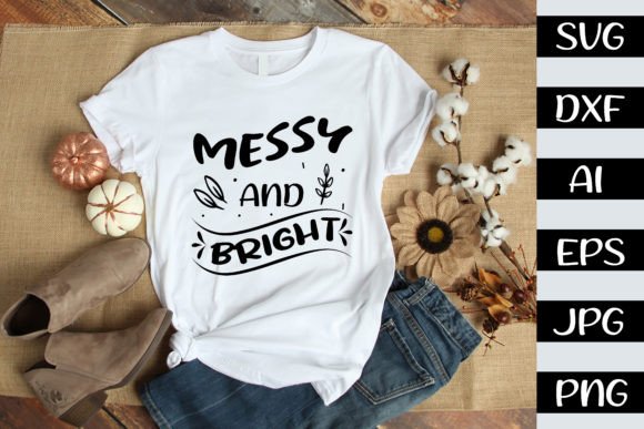 Messy and Bright SVG T-Shirt Design Review