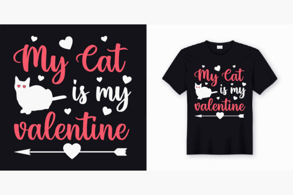 Valentine Cat T-shirt Design Review